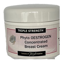 New TRIPLE STRENGTH Phyto OESTROGEN Breast Cream